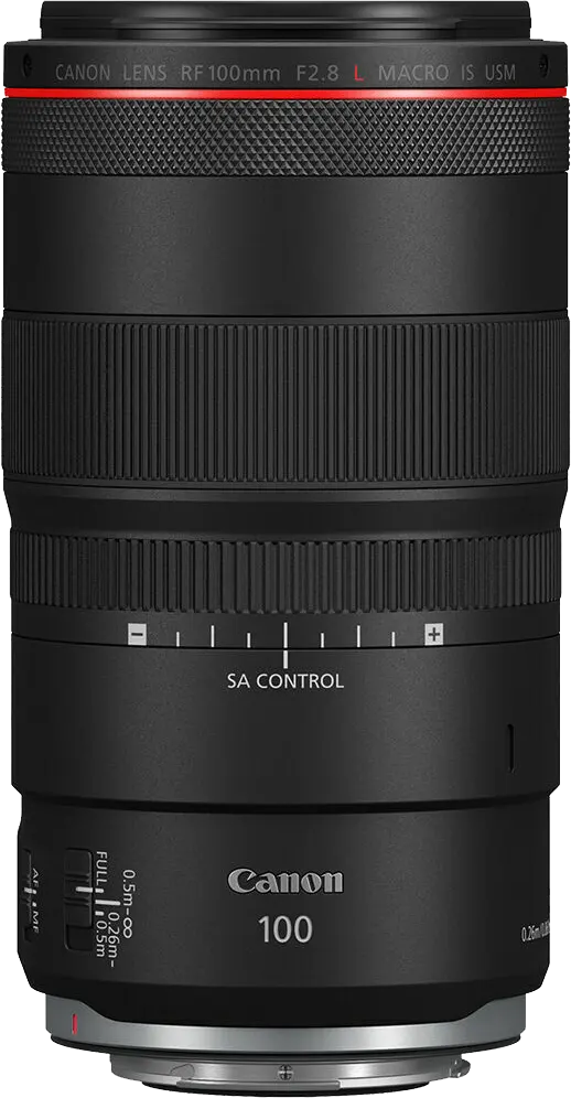 عدسة كاميرا كانون RF 100 ملم F2.8 L IS ماكرو