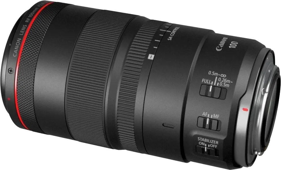 عدسة كاميرا كانون RF 100 ملم F2.8 L IS ماكرو