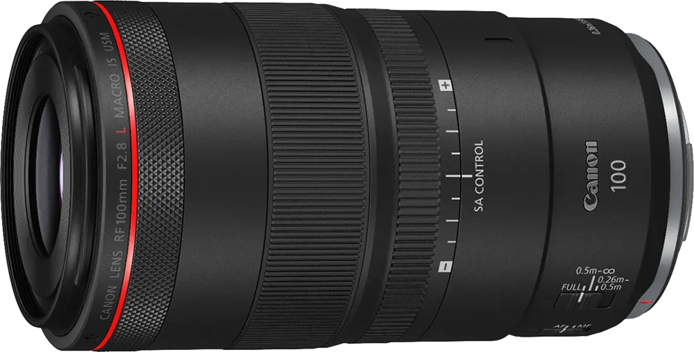 عدسة كاميرا كانون RF 100 ملم F2.8 L IS ماكرو