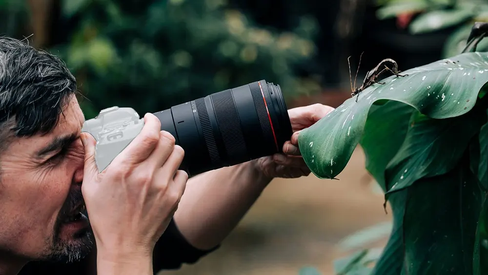 عدسة كاميرا كانون RF 100 ملم F2.8 L IS ماكرو