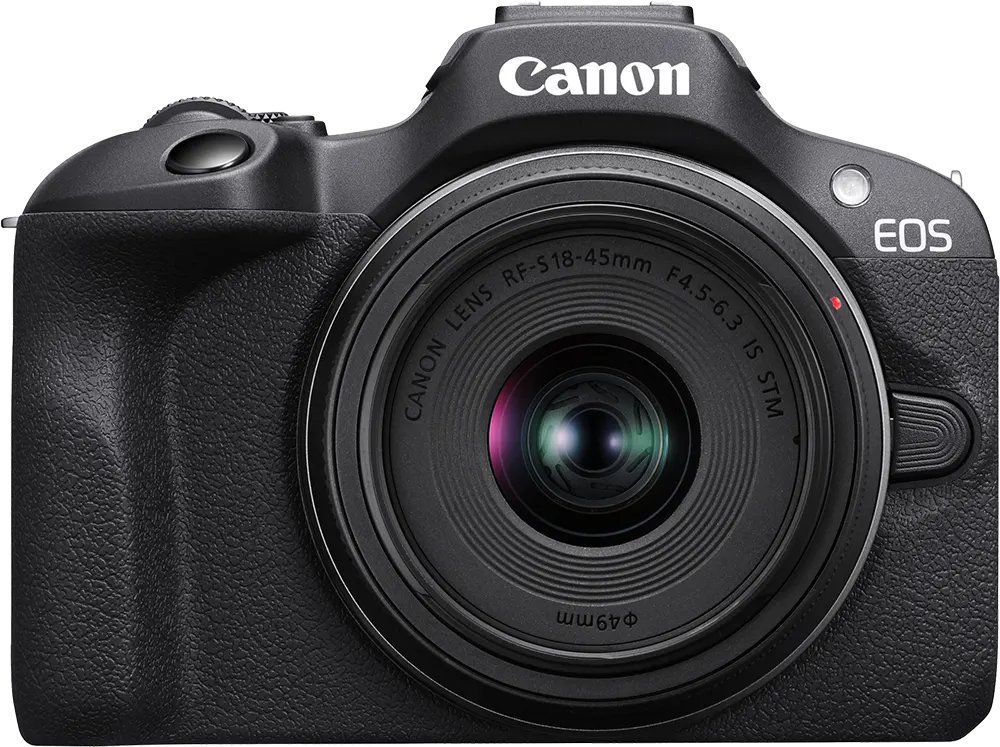 كاميرا كانون EOS R100 ، عدسة 18-45 ملم، 24.1 ميجابكسل، شاشة ال سي دي، اسود
