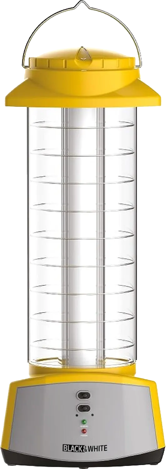 كشاف حائط بلاك أند وايت، 2 لمبة ليد، إضاءة بيضاء، قابل لإعادة الشحن، أصفر