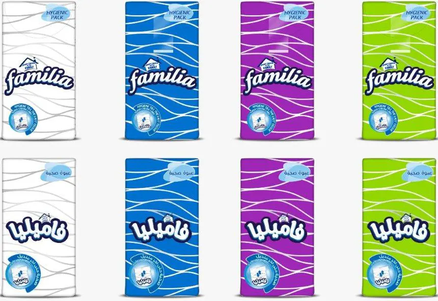 علبة مناديل جيب فاميليا، 3 طبقات
