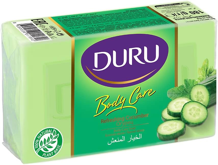 صابونة دورو بالخيار المنعش، صابونة للجسم لبشرة ناعمة، 180جم.