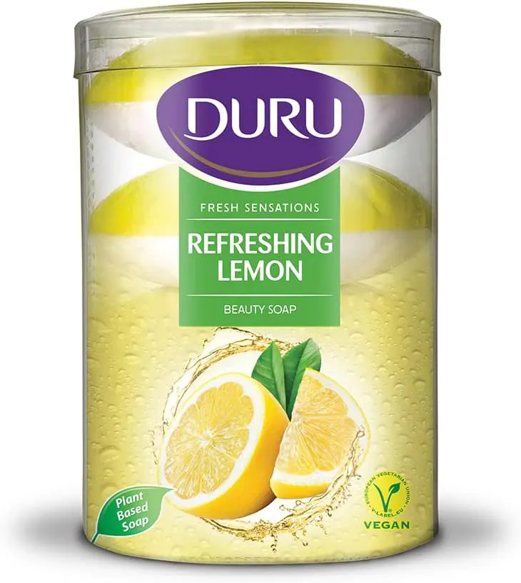 صابون دورو فريش سينساشن برائحة الليمون المنعش ،4 قطع، 115جم.