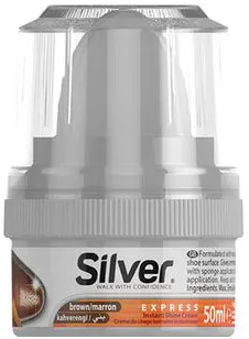 ورنيش كريم من سيلفر،50 مل، بني
