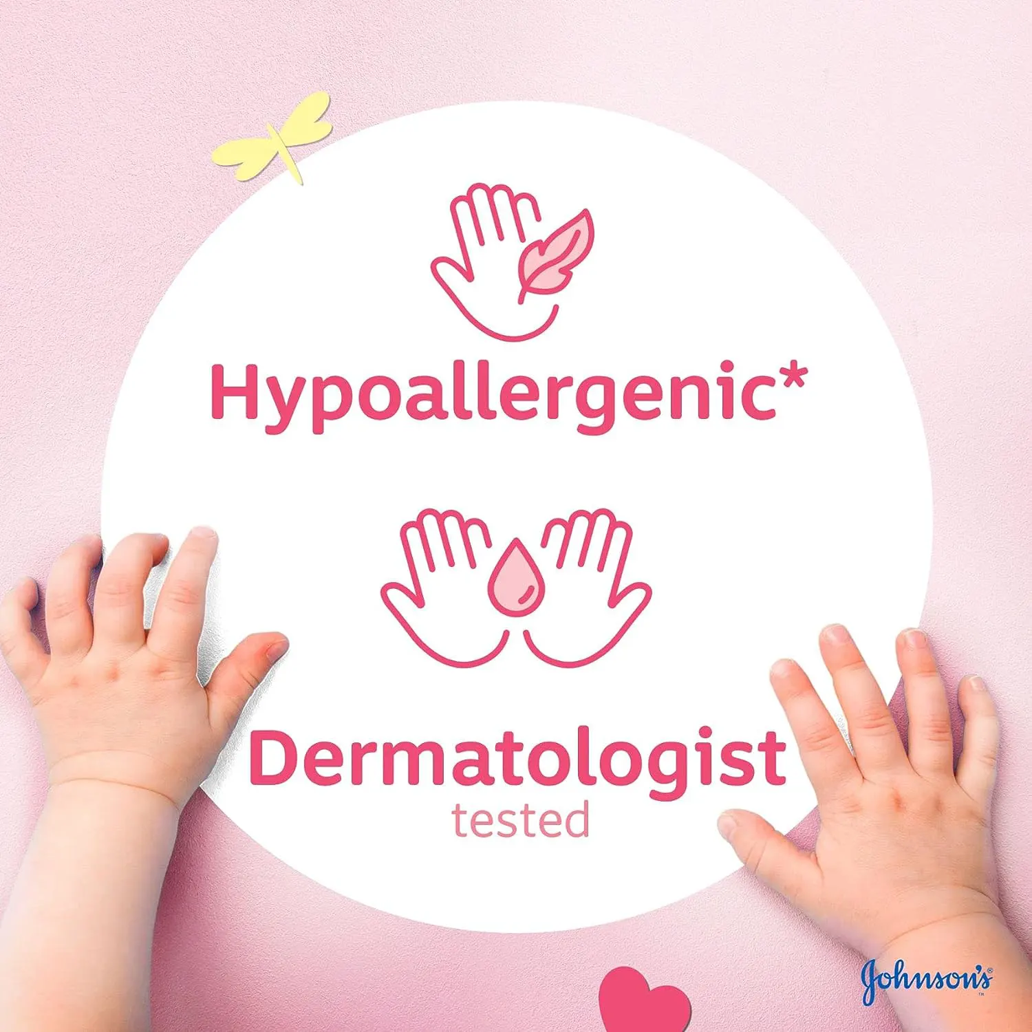 مناديل مبللة لكامل بشرة الاطفال من جونسون ، 72 منديل