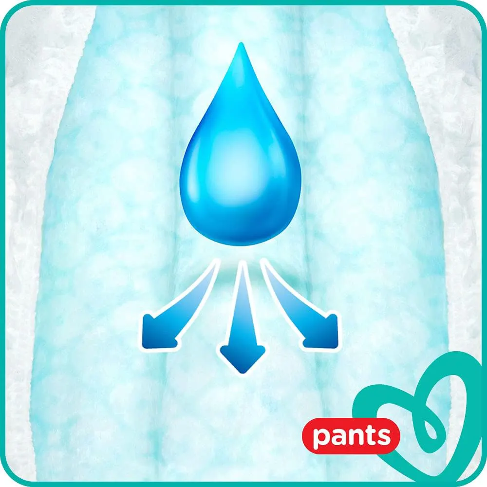 حفاضات بامبرز بانتس للاطفال مقاس 6، 16 كجم، 48 حفاضة