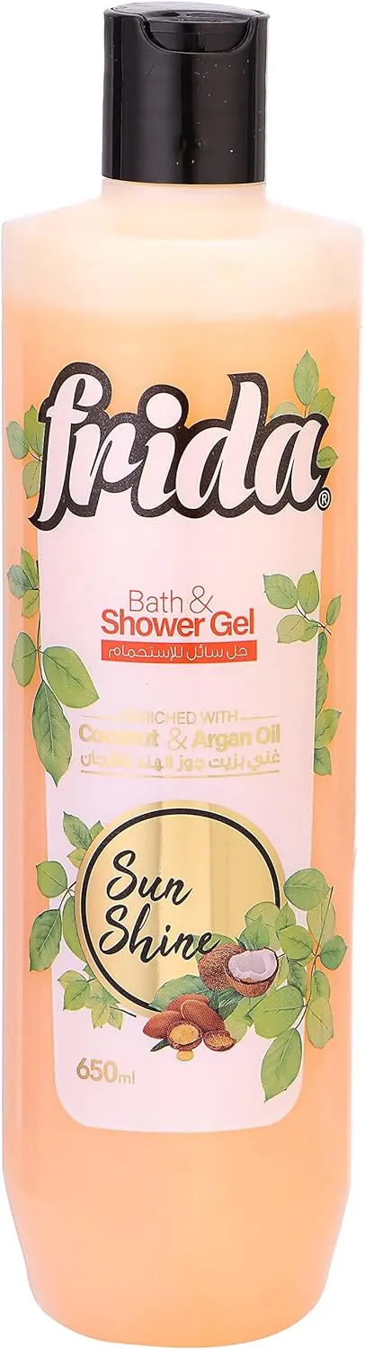 شاور جل فريدا صن شاين بزيت جوز الهند والارجان ، 650 مل .