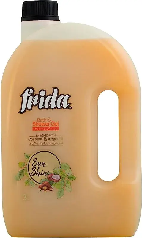 Frida Sunshine Shower Gel with Coconut & Argan Oil, 3L.