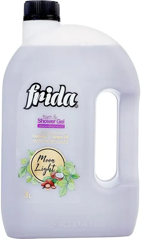 شاور جل فريدا مون لايت، شاور للاطفال بزيت جوز الهند والارجان، 3 لتر.