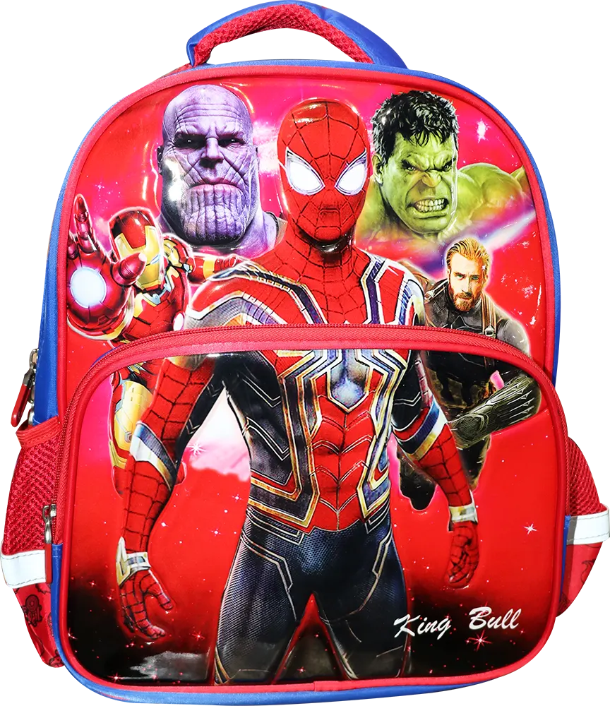 شنطة مدرسه من كينج بلو 14 بوصه ، أحمر