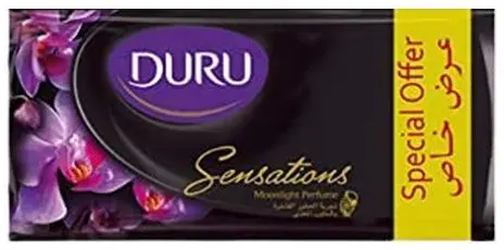 صابون دورو بالحليب المغذي عطر القمر ، 4 قطع، 170 جم، الاسود.