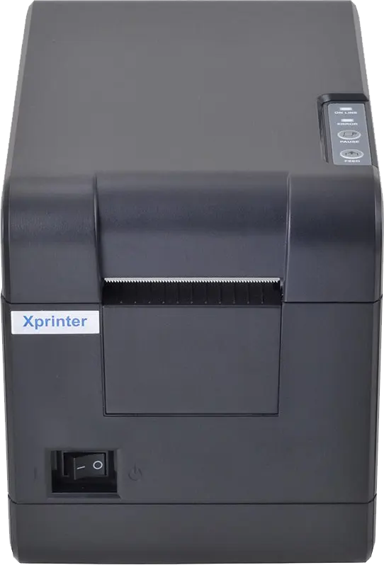 طابعة باركود حرارية Xprinter، أحادية اللون، USB، أسود، XP-233B
