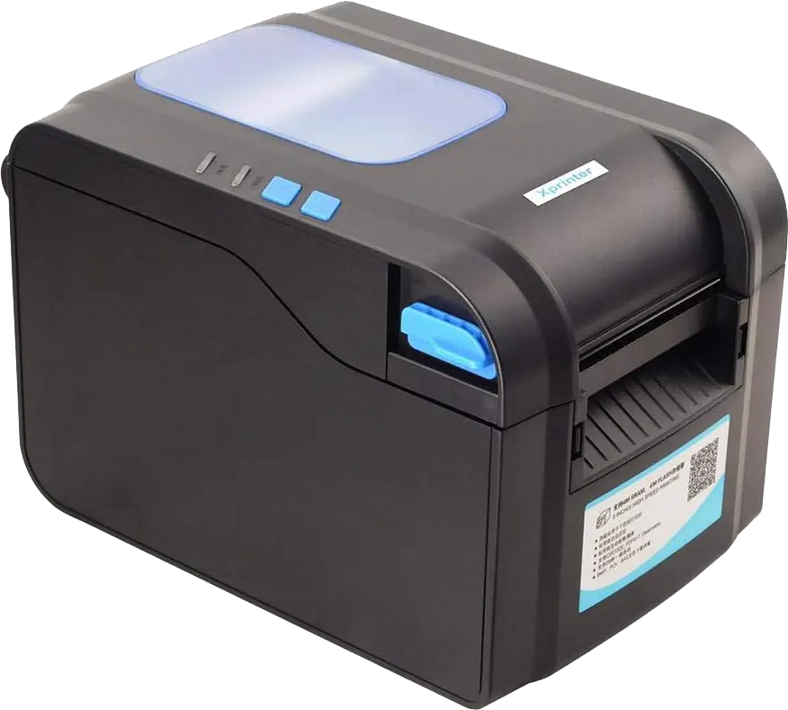 طابعة باركود حرارية اكس برنتر، أحادية اللون، يو اس بي، اسود، XP.370B
