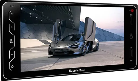 كاسيت سيارة دبل بيس، شاشة 8 بوصة، تعمل باللمس، بلوتوث، أسود، DB-T300