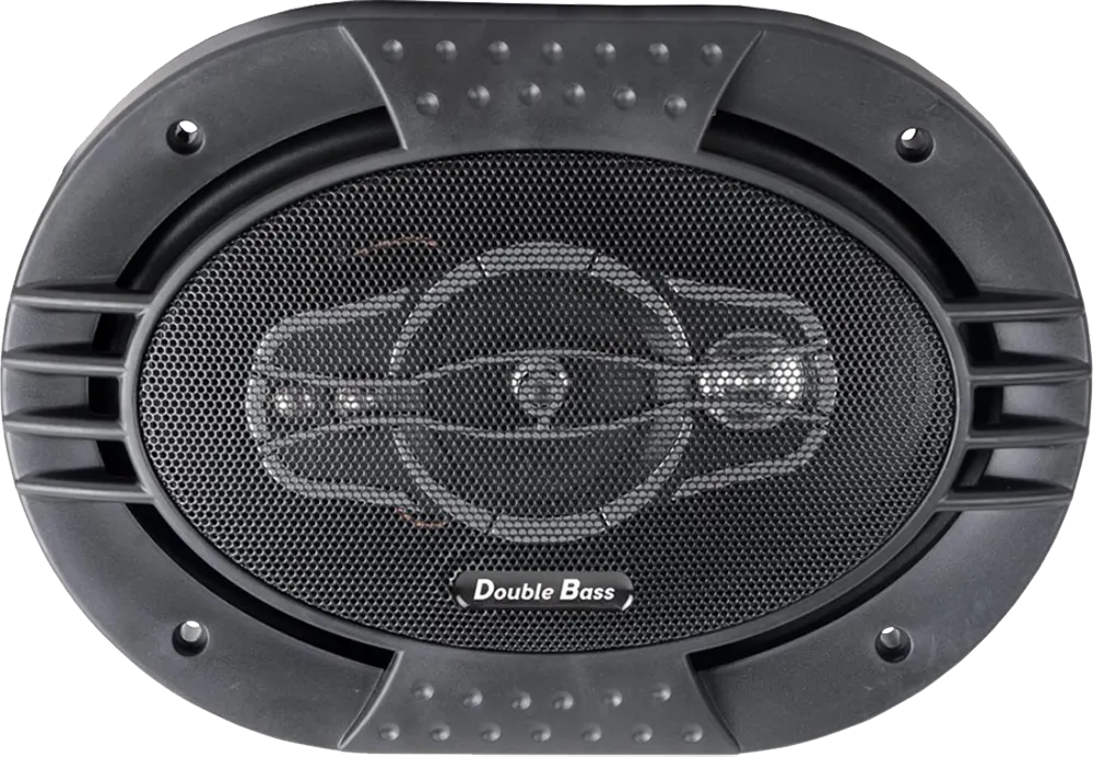 سماعة سيارة مكبرة للصوت من دبل باس ، بيضاوية، أسود، DBS69B500