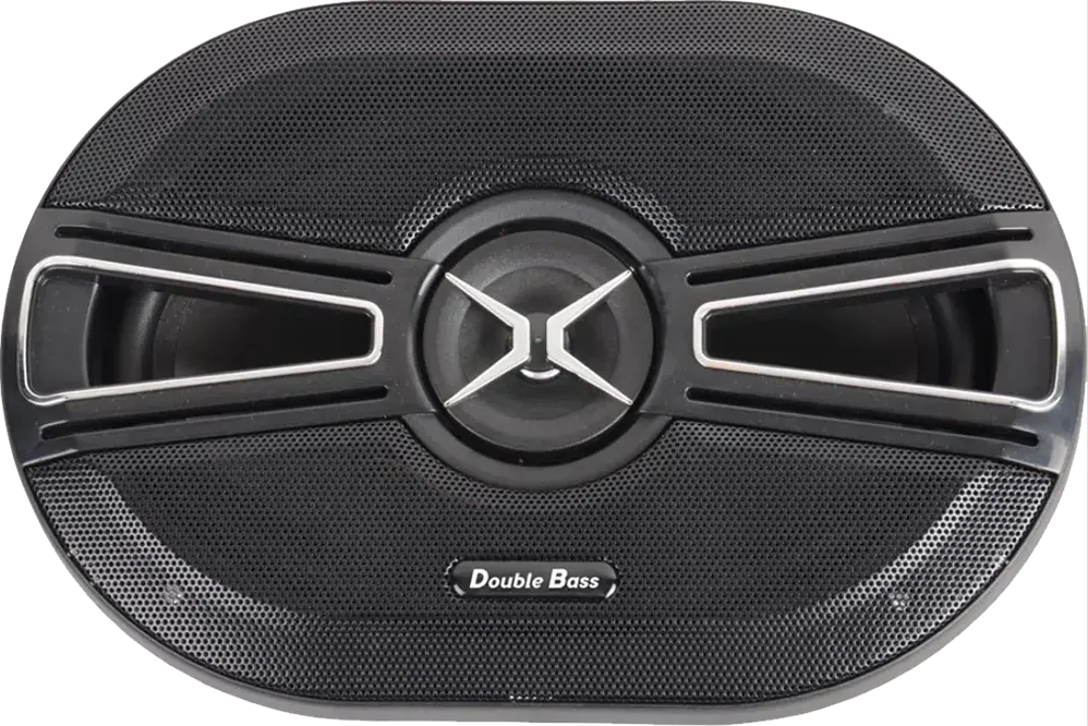 سماعة سيارة مكبرة للصوت من دبل باس ، بيضاوية، أسود، DBS69B300