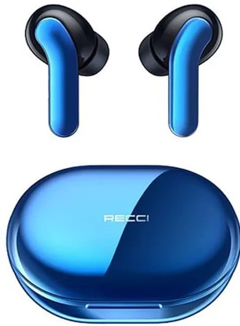 سماعة إيربودز ريتشي أوديو ناتشر REP-W18 ، بلوتوث 5.1، بطارية 90 مللي أمبير،أزرق