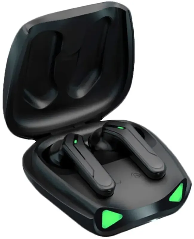 سماعة ايربودز ريتشي اوديو هورنت للالعاب RT12، بلوتوث 5.0، بطارية 300 مللي أمبيير، أسود