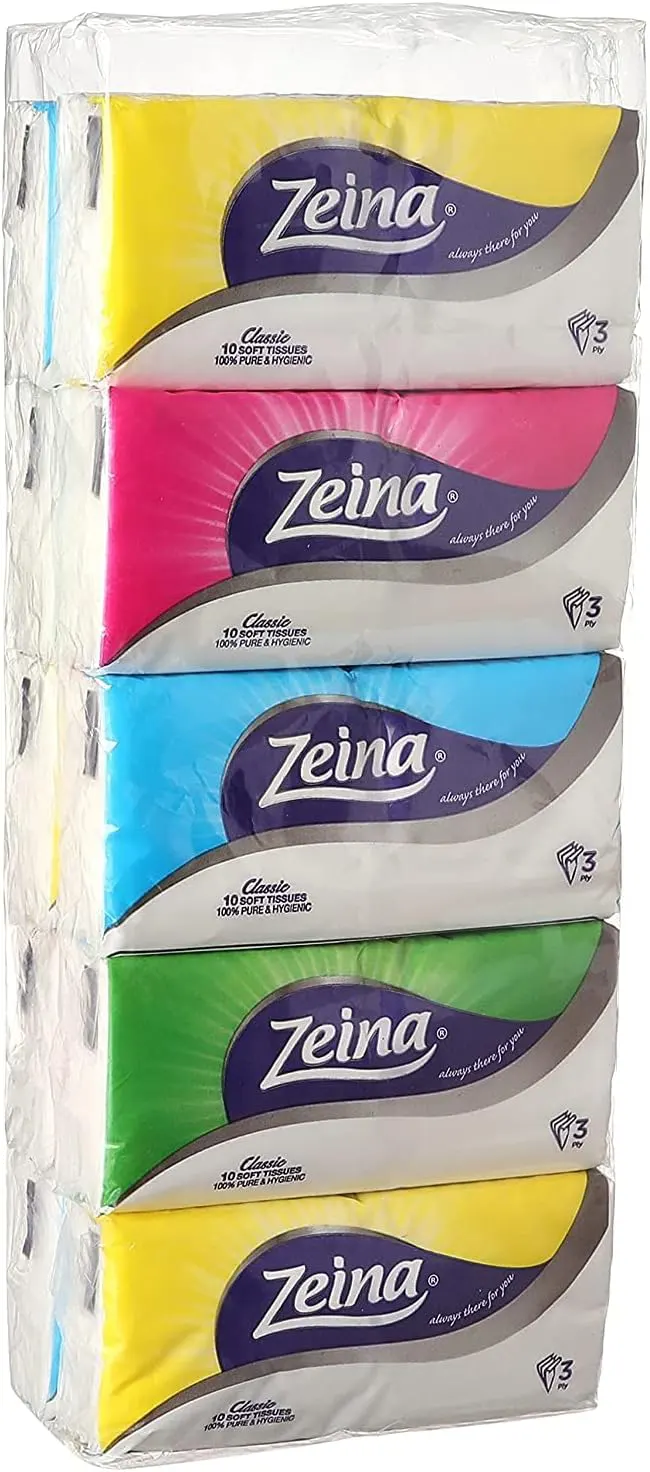 علبة مناديل جيب من زينة