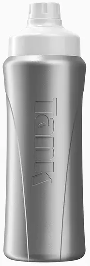 زجاجة مياه رياضية سوبر كول حافظة للبرودة من تانك، 650 مل، رصاصي