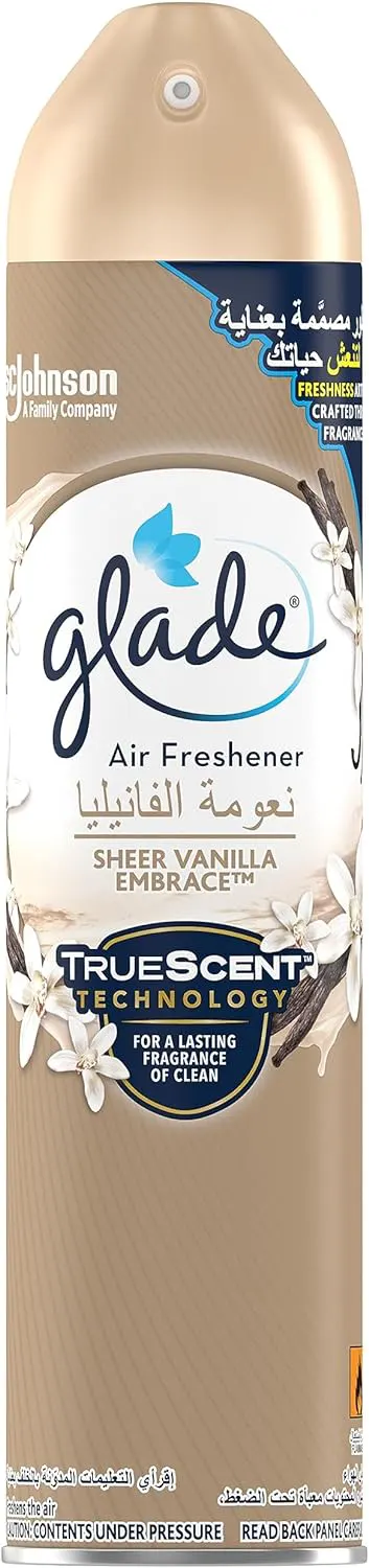 معطر جو سبراي من جليد، برائحه الفانيليا، 300 مل ،بيج