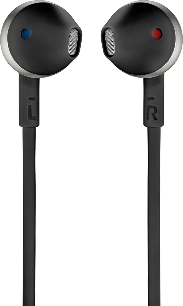 سماعة أذن سلكية JBL Tune، ميكروفون مدمج، أسود، T205