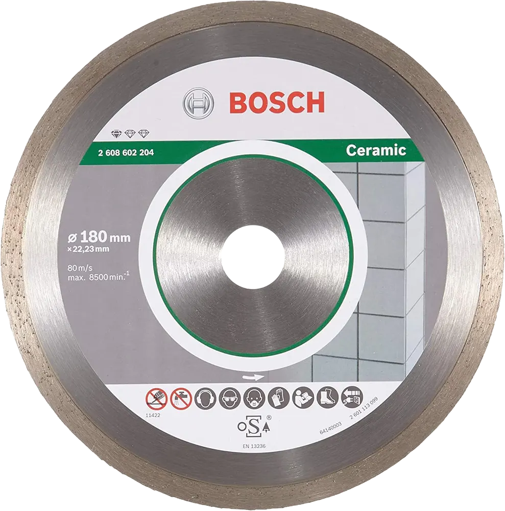 اسطوانة قطعية الماظ سيراميك بوش 180 مم، 602.204