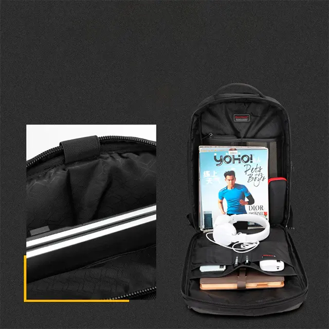 شنطة كروس صدر من أركتيك هانتر،مقاومة للماء ، أسود،  XB13001