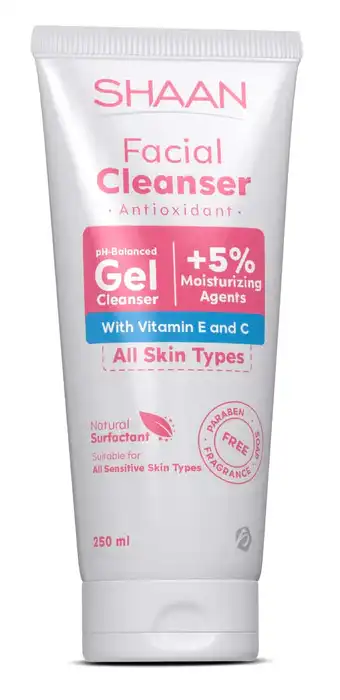 Shaan Facial Cleanser with vitamin E and C 250 ml