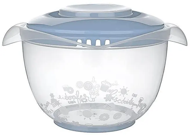 وعاء خلط بالغطاء متعدد الاستخدام ومقاوم للأنزلاق من تيتيز، 3 لتر ،ألوان