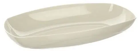 طبق بلاستيك بيضاوي من تيتيز، 25 سم ،ألوان، 9103