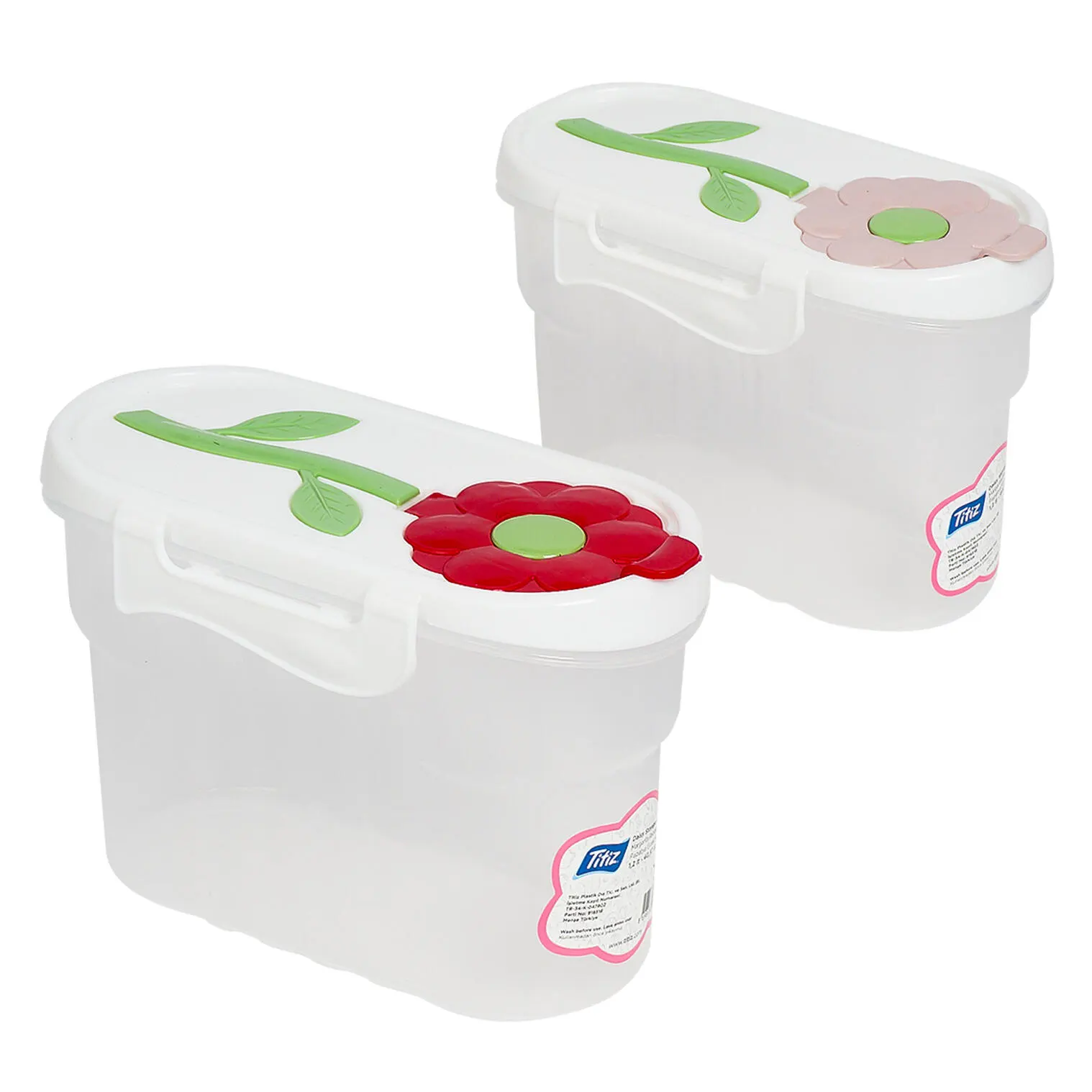 حافظة بقوليات من تيتيز، 1.2 لتر ،شفاف