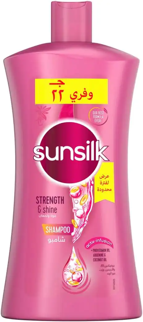 شامبو قوة و لمعان من صانسيلك  1لتر