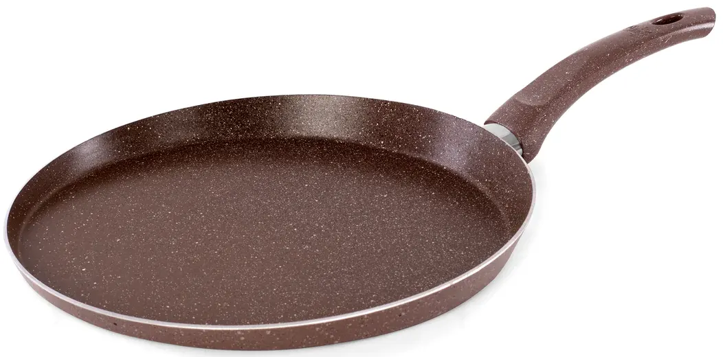 Grandi granite crepe pan, size 34, brown