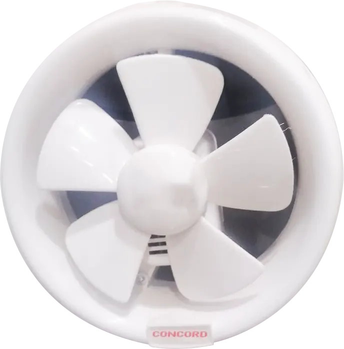 شفاط حائط زجاج اياكس ،20 سم، دائري، أبيض، EXF-08