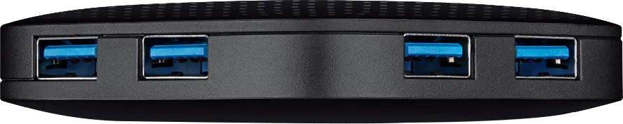 موزع USB تي بي لينك ، 4مخرج، أسود، HUB-UH400