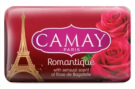 صابون كامي باريس رومانتك برائحة منعشة بوردة باجاتيل، 165جم.