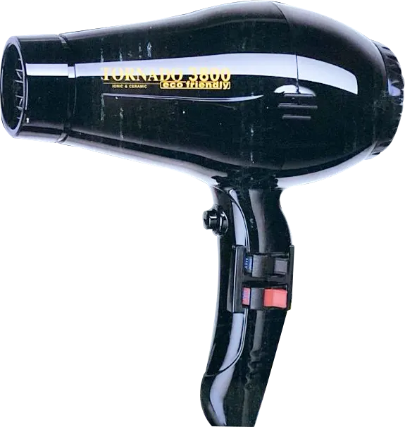 مجفف شعر تورنيدو، 2000 وات، أسود، 3800