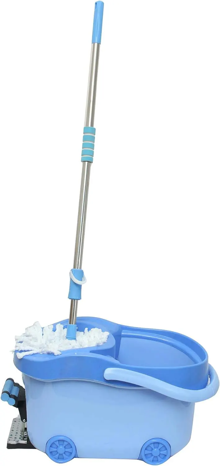 جردل تنظيف أوتوماتيك أستانلس بعجل من الوطنية ، ألوان