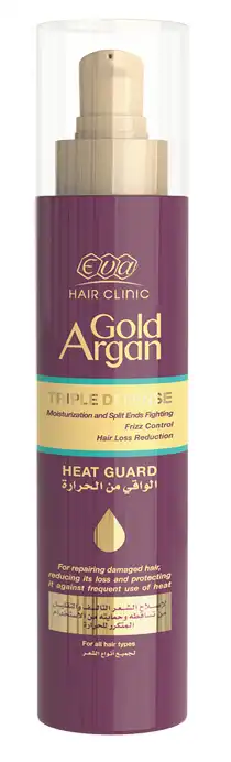 سيروم للشعر ايفا جولد بجزيئات الذهب وزيت الأرجان، 200 مل