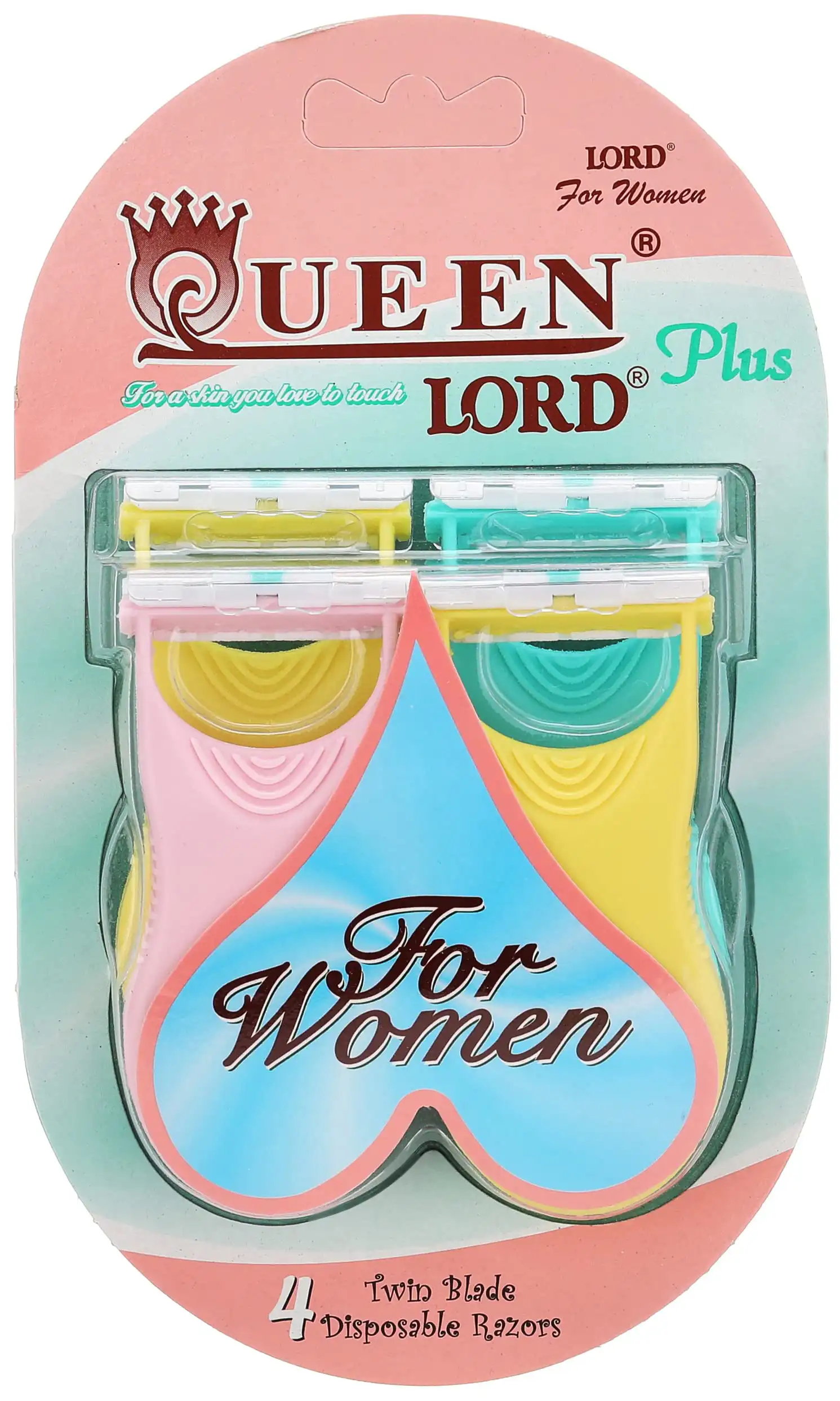 ماكينات حلاقة كوين للنساء من لورد  4 قطع