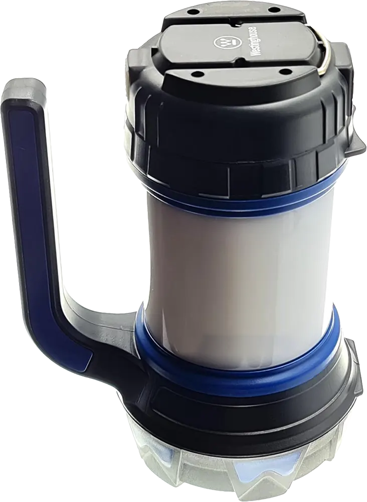 كشاف ليد يد كاميليون 5 وات، قابل للشحن، أسود* أزرق، WF-215-CB