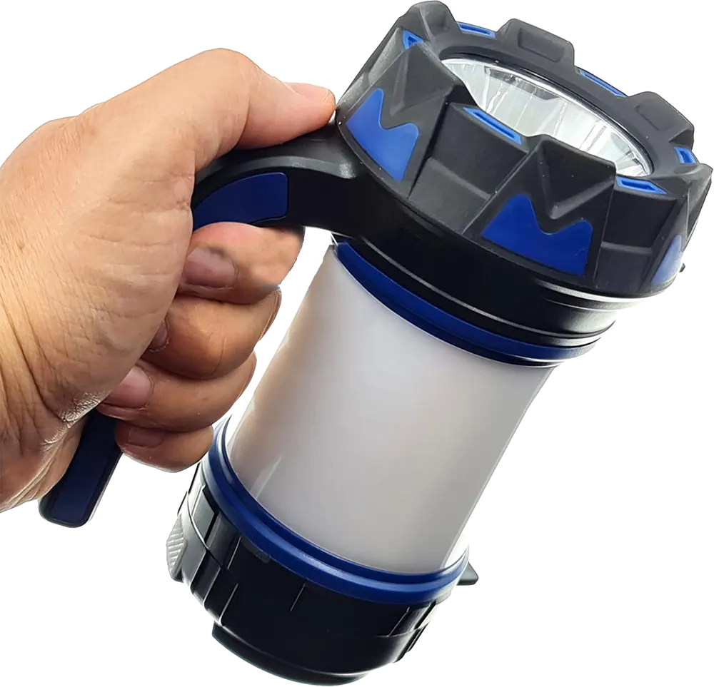 كشاف ليد يد كاميليون 5 وات، قابل للشحن، أسود* أزرق، WF-215-CB