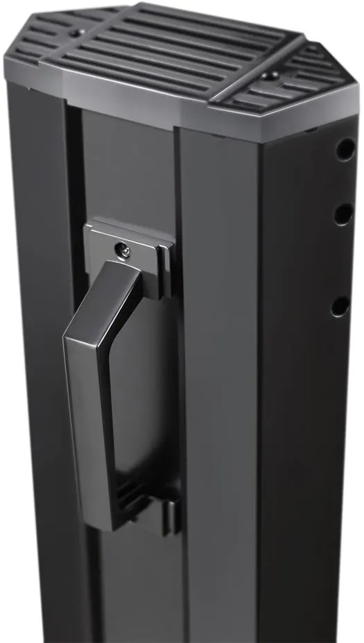 Kumetal Turkish Halogen Heater, 2 Candles, 2300 Watt, Black, MH-2300