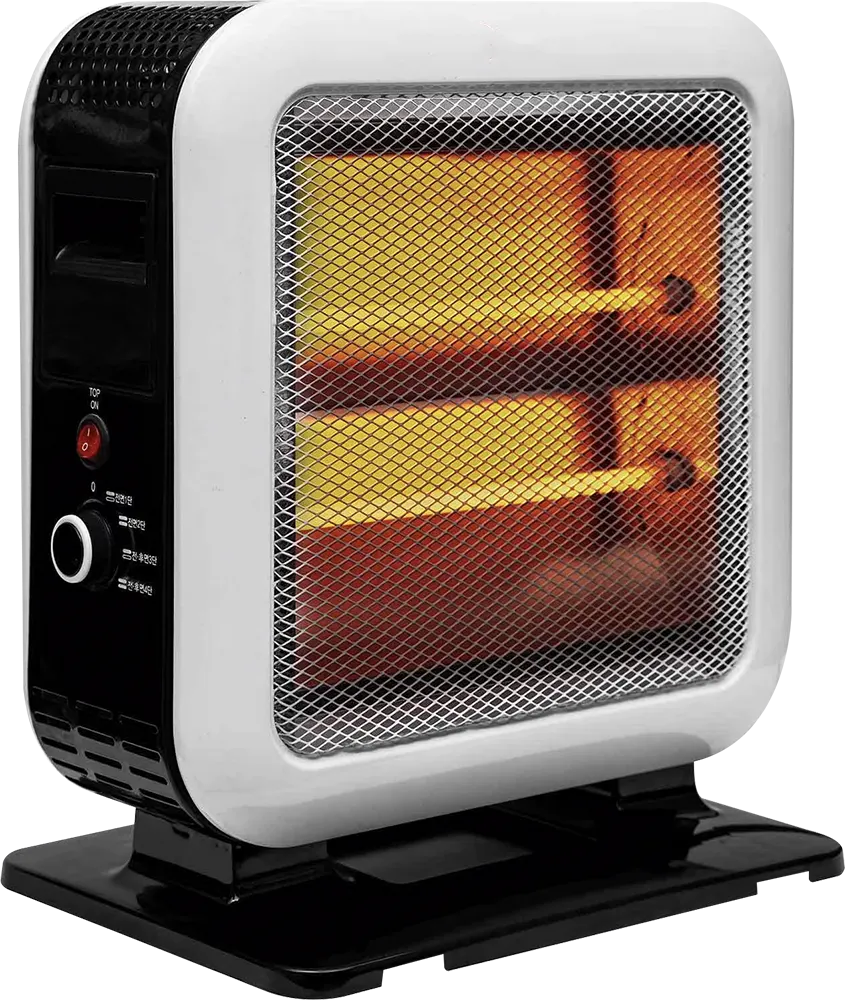 Fresh Halogen Heater, 5 Candles, 2000W, 3D Heating, White