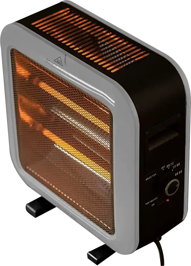 Fresh Halogen Heater, 5 Candles, 2000W, 3D Heating, White