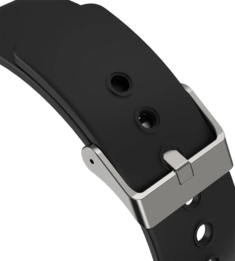 ساعة سمارت تشويتك، شاشة اتش دي 1.91 بوصة تعمل باللمس، سوار سيليكون، مقاومة للماء، لون اسود