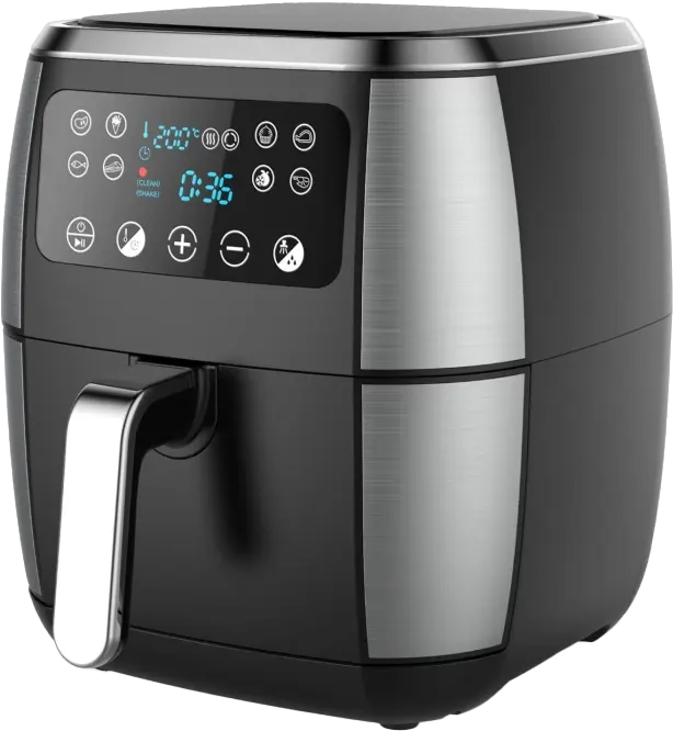 قلاية هوائية ميديا تك، 1800 وات، 7.2 لتر، شاشة تاتش ديجيتال، أسود، MT-AF1000